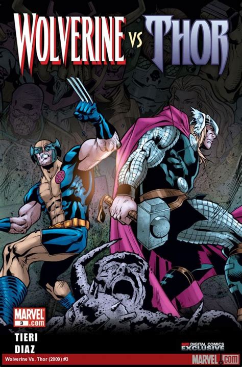 Wolverine Vs Thor 2009 3 Comic Issues Marvel