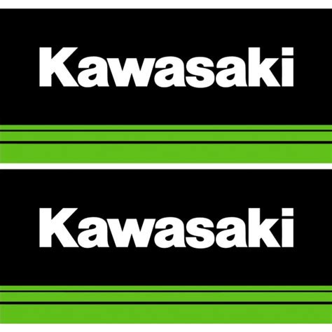 Kawasaki Logo Style 2 Stickers Decals Decalshouse