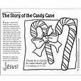 Christmas | Candy cane story, Candy cane coloring page, Candy cane