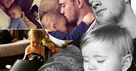Dan Osborne Posts Another Sleeping Selfie With Son Teddy Whos Taking The Picture Irish
