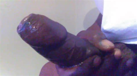 Solo Male Bbc Wet Cock Head Dripping Foreskin On Uncut Black Dick For
