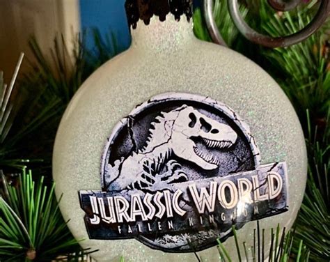 Jurassic World Christmas Ornament Jurassic World Fallen Etsy