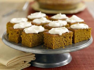 In a small saucepan, combine white chocolate and cream. My Sister's Kitchen: Pumpkin Bars with Cream Cheese Frosting
