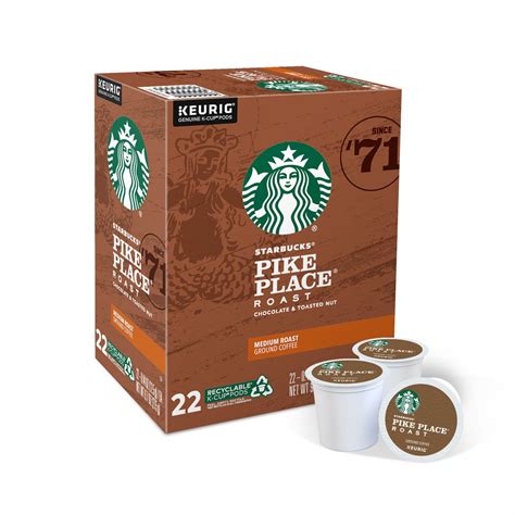 Starbucks Pike Place Coffee Keurig K Cup Pods 22 Count Mrorganic Store