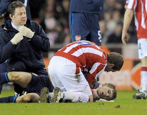 Soccer injuries worst soccer injuries top 10 soccer injuries soccer injury soccer tackles worst soccer tackles gruesome sports injuries •••. Aaron Ramsey Arsenal | Top 20 worst football injuries of ...