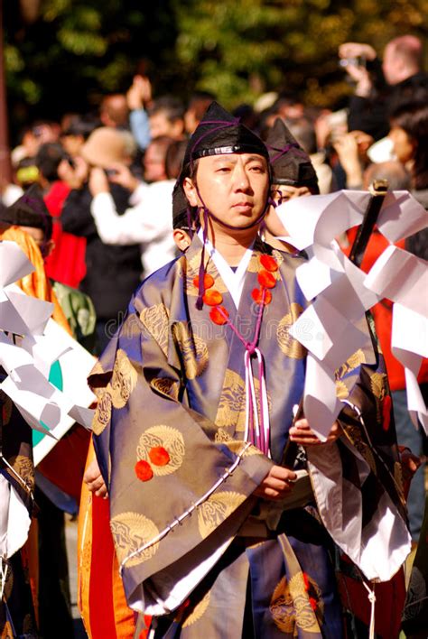 Shinto Priest Tokyo Japan Editorial Photo Image 11907156