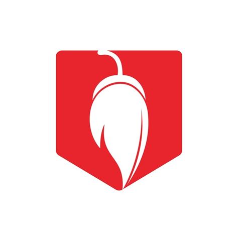 Inspiración En El Diseño Del Logotipo Vectorial De Comida Picante Y Picante De Chili Vector