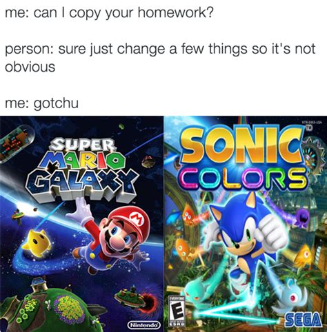 Online play was one of the game's biggest features at launch, but support has since been discontinued with the closing of wfc. I can't believe it's not Mario Galaxy | Can I Copy Your Homework? | Know Your Meme