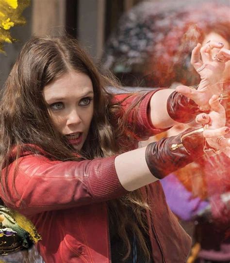 New Old Pic Of Elizabeth Olsen As Wanda Maximoff In Age Of Ultron Scarlet Witch Scarlet