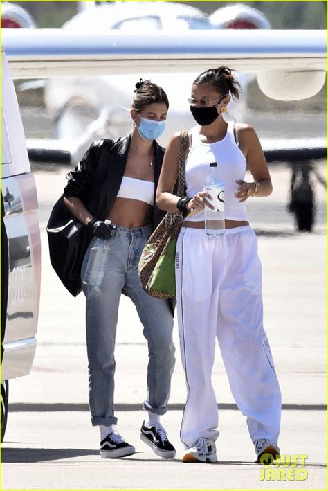 Hailey Bieber Leaves Italy With Bella Hadid After A Photo Shoot Photo