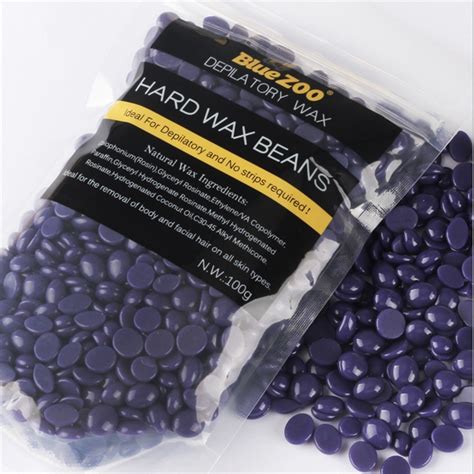 Pearl Hard Wax Beans Brazilian Granules Hot Film Wax Bead Hair Removal Wax 100g Shopee