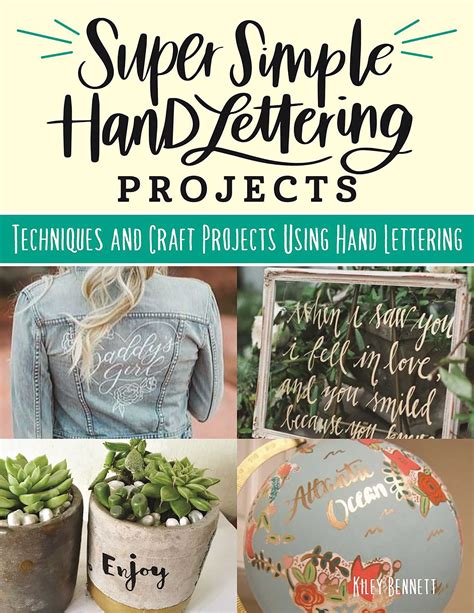 Super Simple Hand Lettering Projects Book By Kiley Bennett Official
