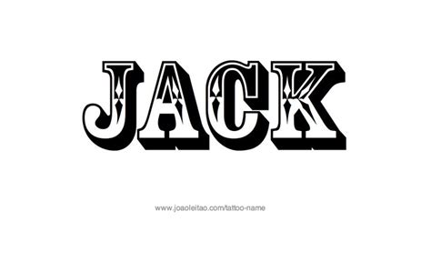 Jack Name Tattoo Designs Jack Tattoo Name Tattoo Designs Name Tattoo