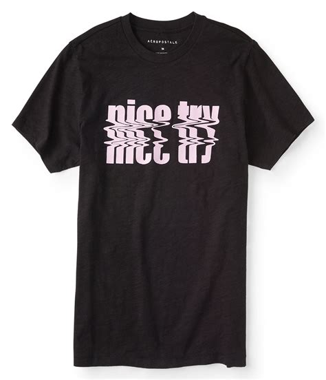 Nice Try Graphic Tee Graphic Tees Mens Tops Tees