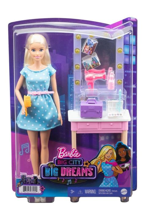 Mattel Barbie Big City Big Dreams Malibu Roberts Doll And Playset