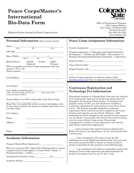 Philippine Biodata Format In Ms Word