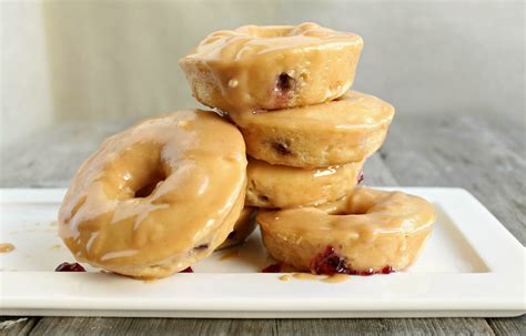 Hungry Couple Baked Peanut Butter And Jelly Doughnuts