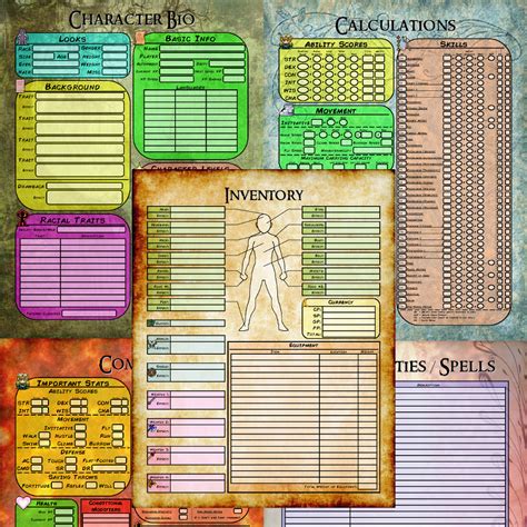 Kencussions Character Sheets Editable En World Dungeons