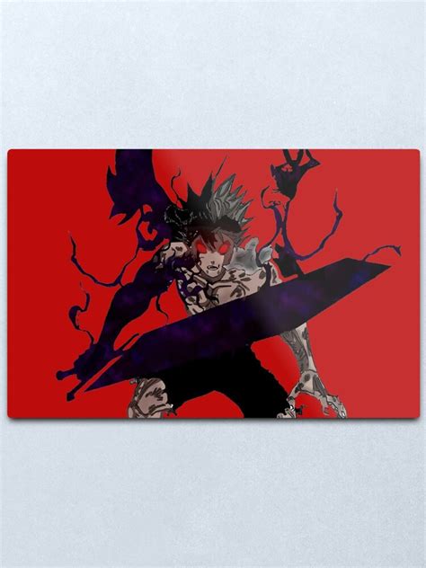 Asta Demon Form From Black Clover Metal Print For Sale By