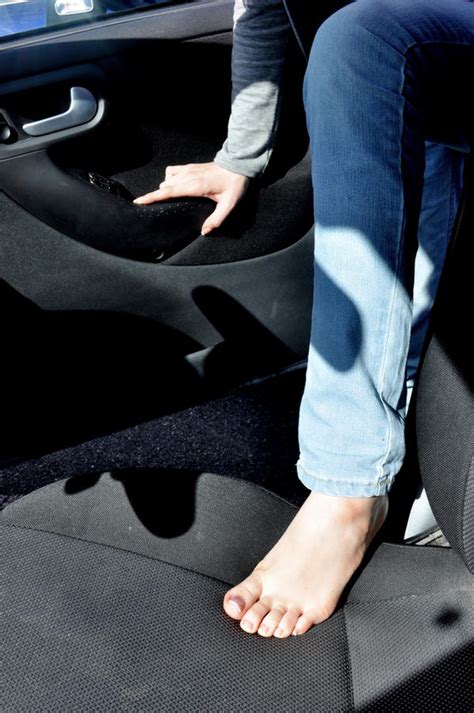 Getting In The Car Barefoot By Foxy Feet On Deviantart