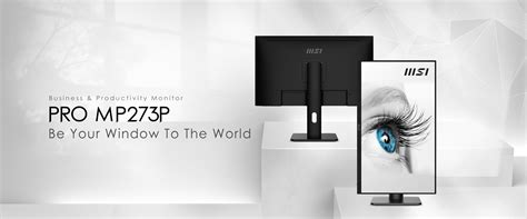 PRO MP273P | Professional Business Monitor 27 inch | MSI