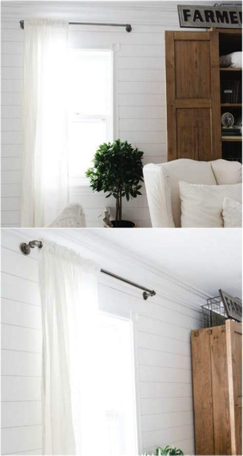 These extra long curtain and drapery rods come in adjustable sizes as well as standard stock sizes that can be custom cut to fit. 16 DIY Curtain Rods And Hooks That Give You Gorgeous Style ...