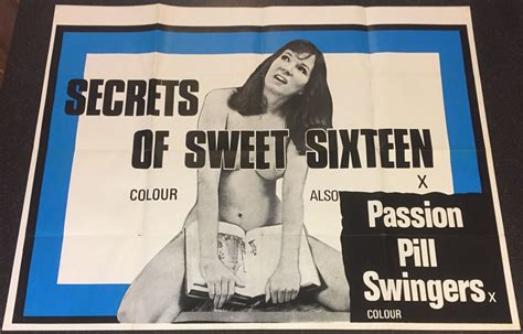 Secrets Of Sweet Sixteen 1973 Original Cinema Uk Quad Movie Poster Sexploitation Ebay