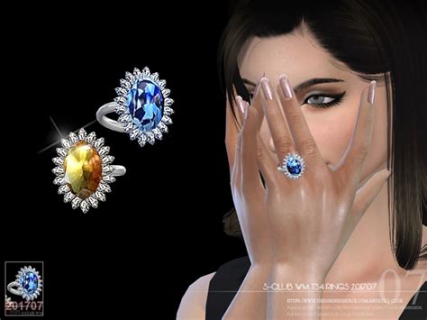 Gemstone Jewelry Sets The Sims 4 P30 Sims4 Clove Share Asia Tổng