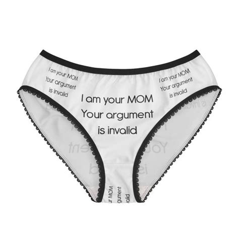I Am Your Mom Panties I Am Your Mom Underwear Briefs Cotton Etsy
