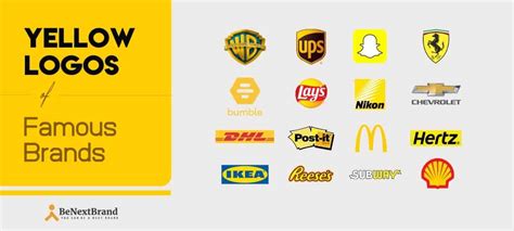 38 Famous Yellow Logos Of Popular Brands Benextbrandcom