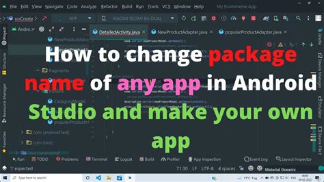 How To Change Package Name Of Any App In Android Studio And Make Your