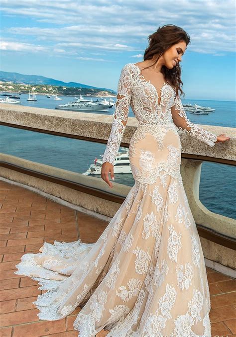 Long Sleeve Mermaid Wedding Dresses Pinterest Off The Shoulder