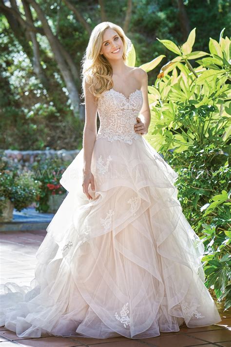 F201068 Strapless Sweetheart Netting Tulle And Lace Ball Gown Wedding Dress
