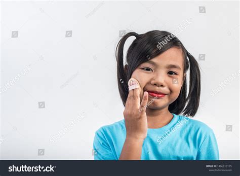 Portrait Little Girl Makeup Her Face Stock Photo 1406810105 Shutterstock