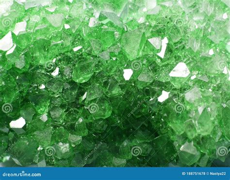Emerald Gem Crystal Quartz Mineral Geological Background Stock Photo