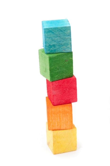 Free Image Of A Tower Of Wooden Building Blocks