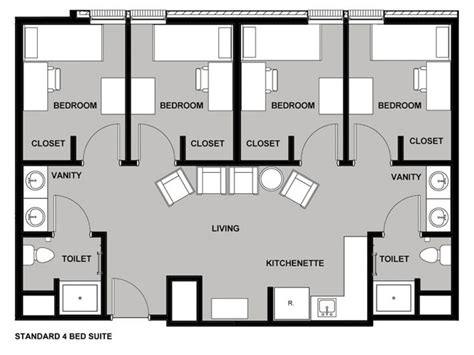 Dorm Room Layout Generator Illinois State Quad Dorm Rooms Quad Dorm