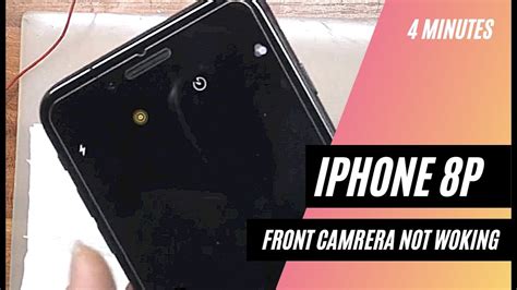 Iphone 8 Plus Front Camera Not Working Youtube