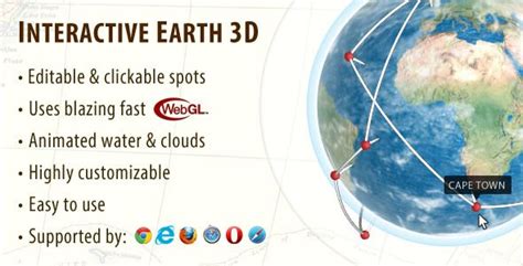 Interactive Earth Globe 3d Interactive Globe Interactive Earth Globe