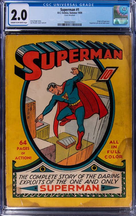 Rare “superman 1” Comic Book To Sell At Auction Superman Homepage