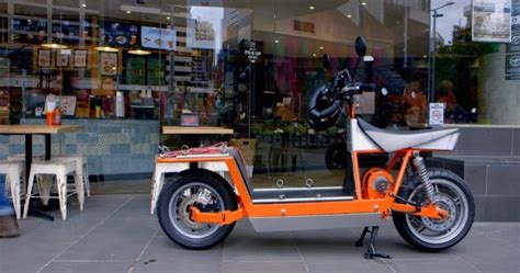 Escargo A Zero Emissions Electric Cargo Motorcycle