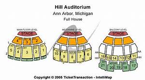 Hill Auditorium Seating Chart Hill Auditorium Event Tickets Schedule