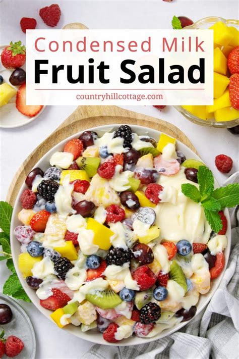 Condensed Milk Fruit Salad