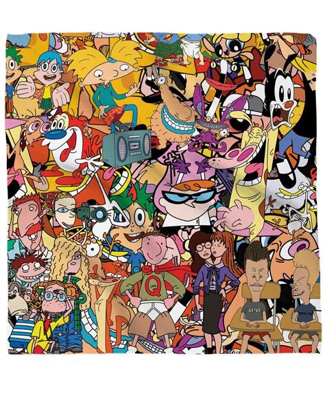 Totally 90s Bandana Disney Character Art 90s Cartoon Characters