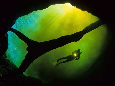 Amazing Underwater Caves Where You Can Swim And Scuba Dive Underwater