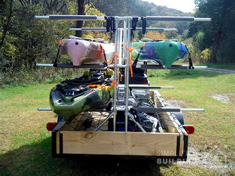 Build Your Own Kayak Trailer No Welding Or Cutting Required