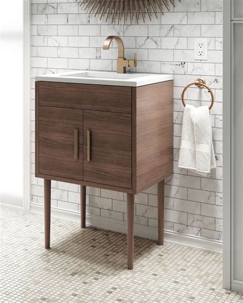 A small bathroom space does not mean you cannot deliver a luxurious look and functionality through the installation of a lovely bathroom vanity. 15 Small Bathroom Vanities Under 24 Inches - Vanities for ...