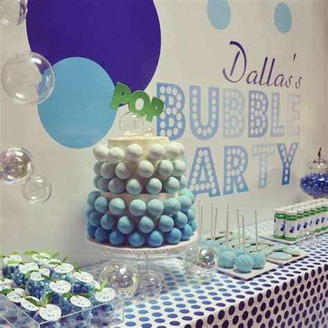 Bubbles Theme Birthday Party Oh Its Perfect 1000 Bubble Party