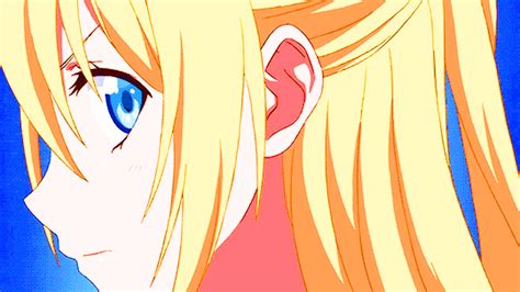 Kirisaki Chitoge Nisekoi Animated Animated Gif Tagme S Girl Blonde Hair Blue Eyes