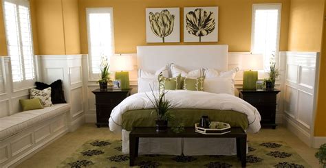 Yellow Inspired Rooms Warm Bedroom Colors Home Decor